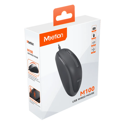 Meetion M100 USB 1200dpi Silent Wired Mouse