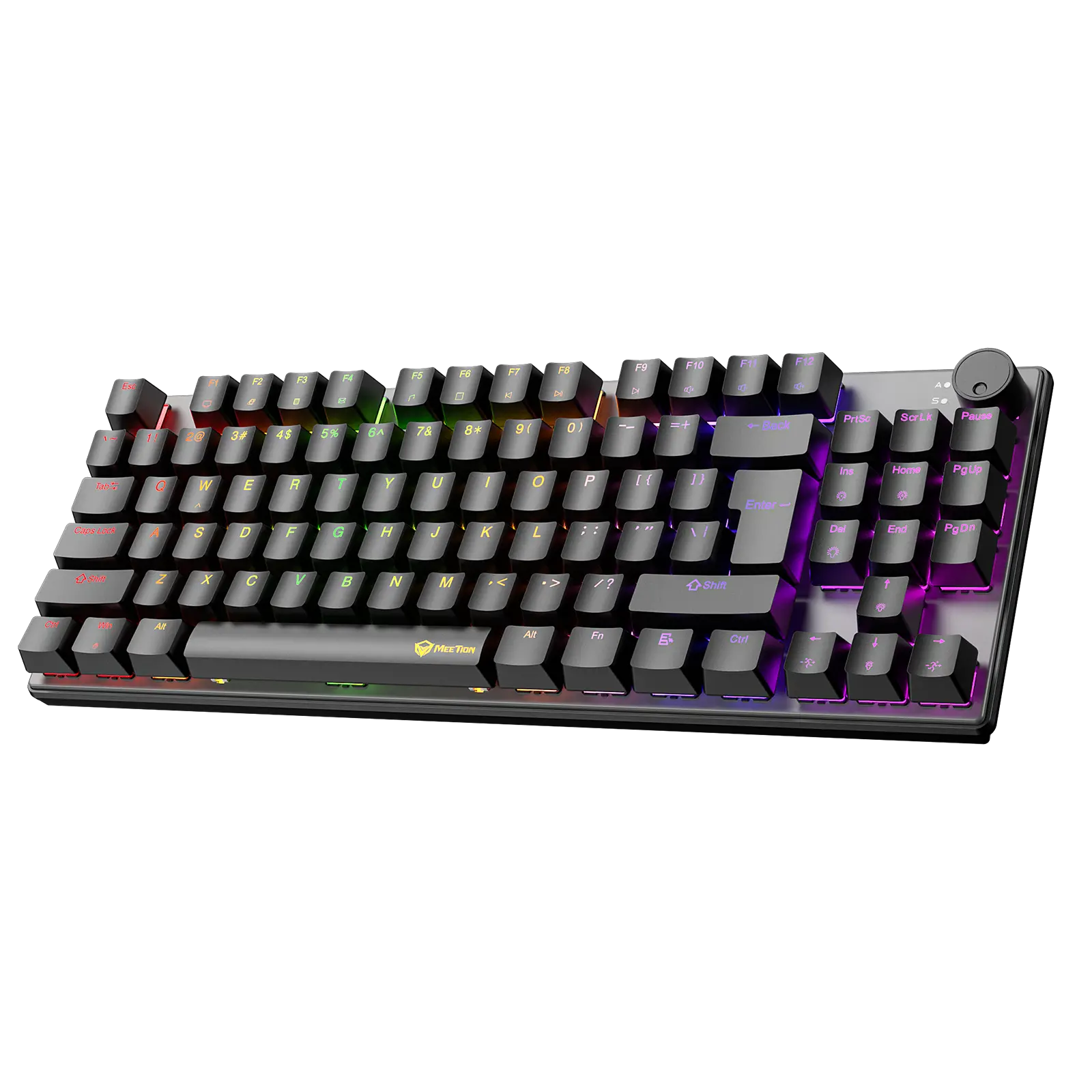 MEETION MK008 PRO RGB 80% TKL Red switch Arabic Wired Mechanical Keyboard