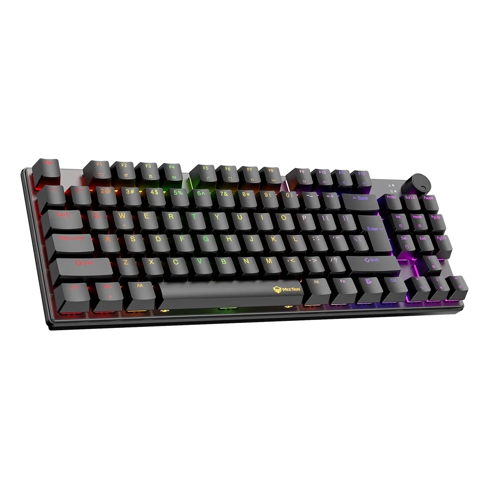 MEETION MK008 PRO RGB 80% TKL Red switch Arabic Wired Mechanical Keyboard