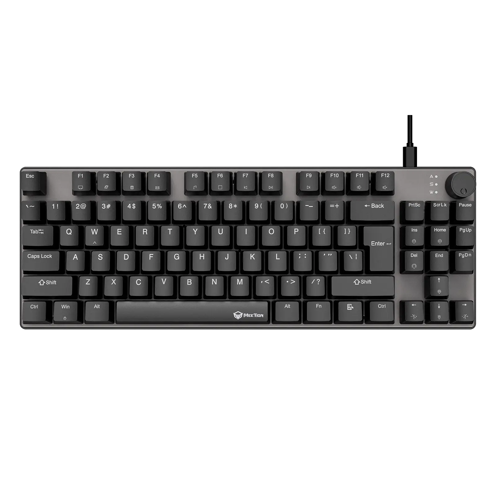 MEETION MK008 PRO RGB 80% TKL Red switch Arabic Wired Mechanical Keyboard