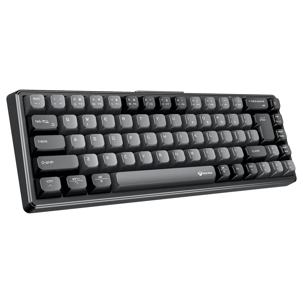Meetion MK12 65% RGB Triple Mode Wireless And Bluetooth AR/EN Mechanical Keyboard