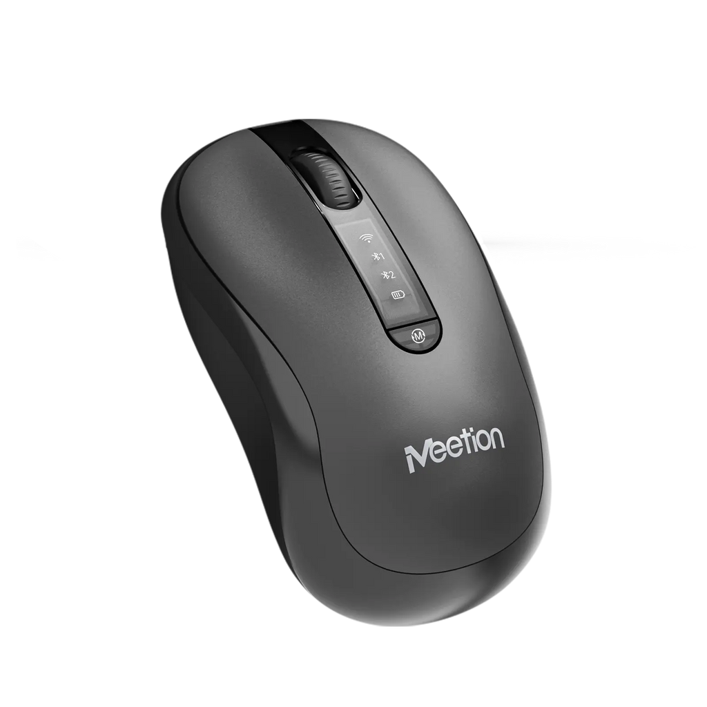 Meetion BTM185R Rechargeable Wireless & Bluetooth Dual Mode Mouse – Silent & Ergonomic