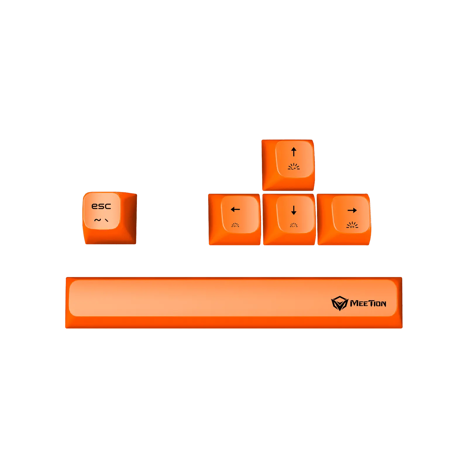 Meetion MK12 65% RGB Triple Mode Wireless And Bluetooth AR/EN Mechanical Keyboard