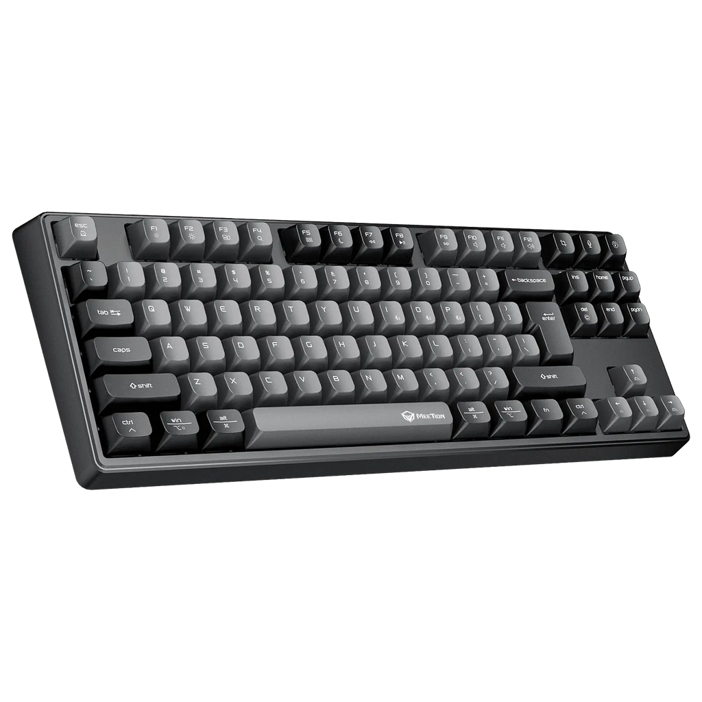 Meetion MK14 TKL RGB Hot Swappable 3 Mode Rechargeable Wireless And Bluetooth AR/EN Mechanical Keyboard