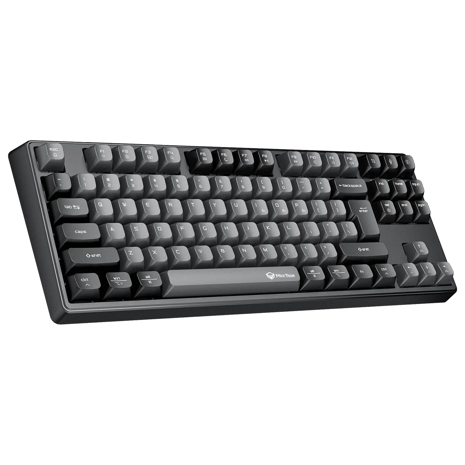 Meetion MK14 TKL RGB Hot Swappable 3 Mode Rechargeable Wireless And Bluetooth AR/EN Mechanical Keyboard