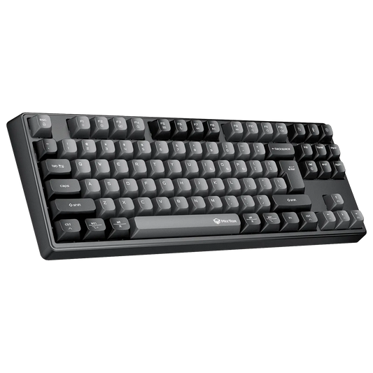 Meetion MK14 TKL RGB Hot Swappable 3 Mode Rechargeable Wireless And Bluetooth AR/EN Mechanical Keyboard