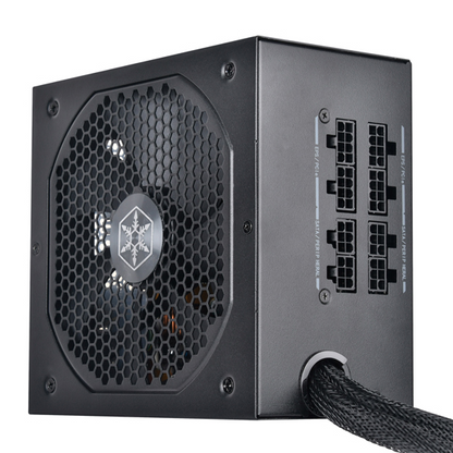 مزود طاقة SilverStone DA1000 Gold Cybenetics 1000W شبه معياري ATX مزود بمنفذ PCIe 5.0 12+4 سنون 