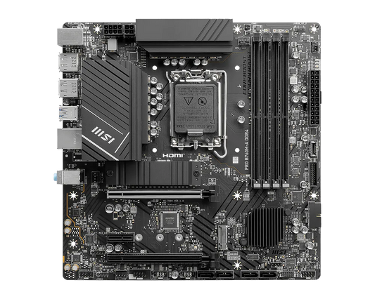 اللوحة الأم MSI PRO B760M-A DDR4 Intel LGA 1700