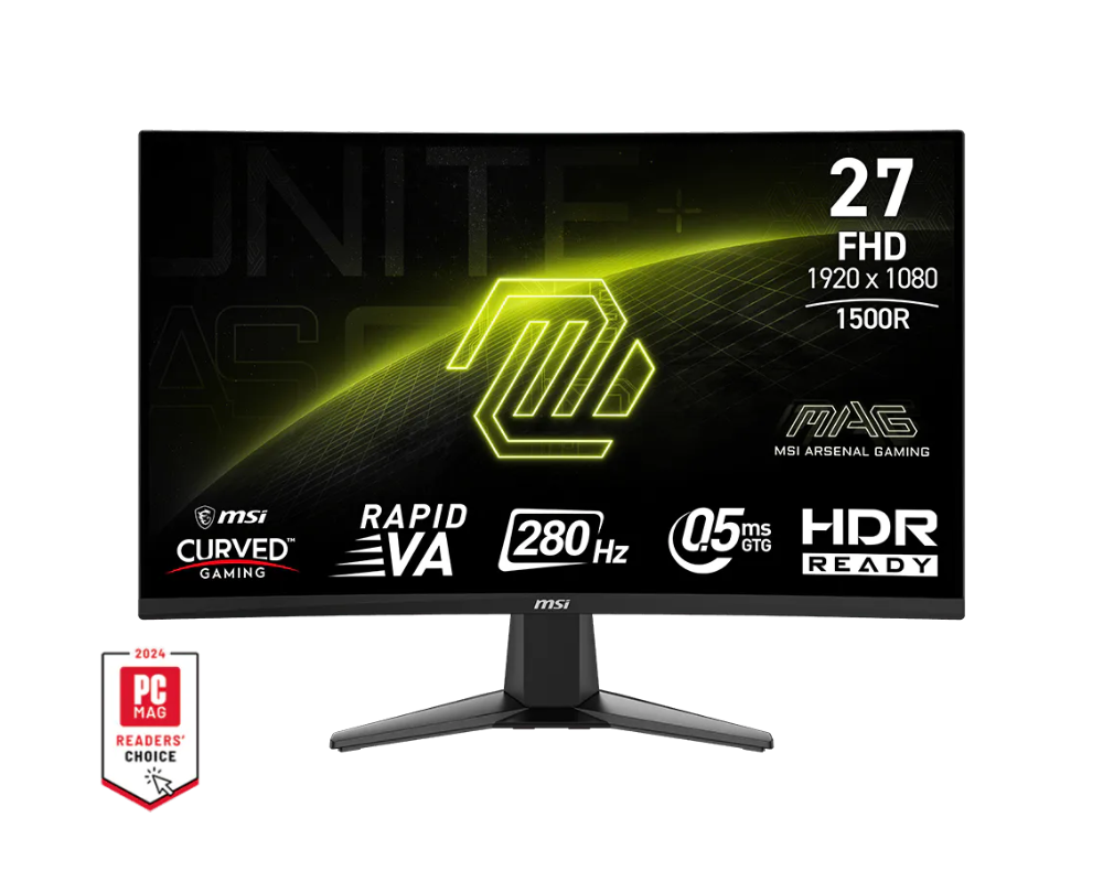 MSI MAG 276CXF 27-inch 280Hz 0.5Ms Va Panel FHD Curved Gaming Monitor