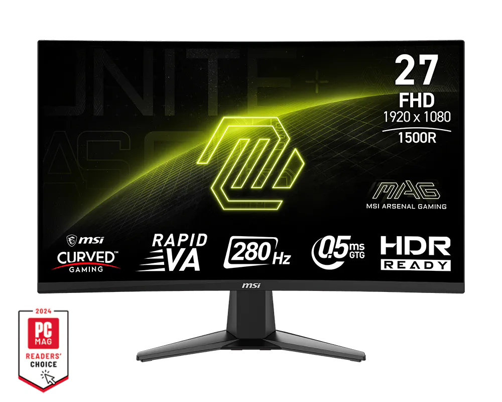 MSI MAG 276CXF 27-inch 280Hz 0.5Ms Va Panel FHD Curved Gaming Monitor