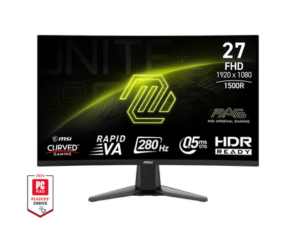 MSI MAG 276CXF 27-inch 280Hz 0.5Ms Va Panel FHD Curved Gaming Monitor