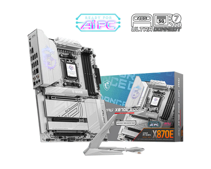 MSI MPG X870E EDGE TI WIFI Pcie 5.0 AM5 ATX Motherboard