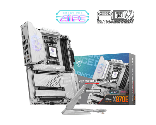 MSI MPG X870E EDGE TI WIFI Pcie 5.0 AM5 ATX Motherboard