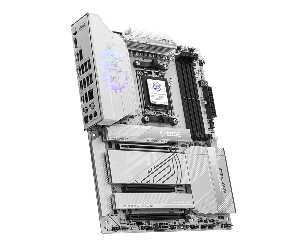MSI MPG X870E EDGE TI WIFI Pcie 5.0 AM5 ATX Motherboard