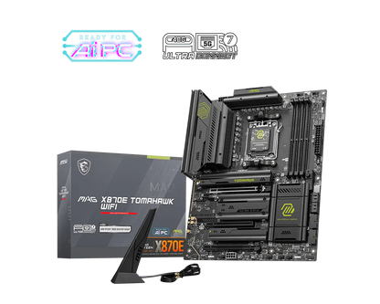 MSI MAG X870E Tomahawk WiFi Pcie 5.0 AM5 ATX Motherboard