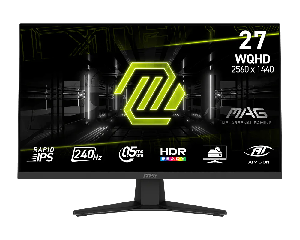 MSI MAG 274QF X24 27-inch WQHD (2k) 240Hz 0.5ms Rapid IPS Gaming Monitor