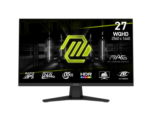 MSI MAG 274QF X24 27-inch WQHD (2k) 240Hz 0.5ms Rapid IPS Gaming Monitor
