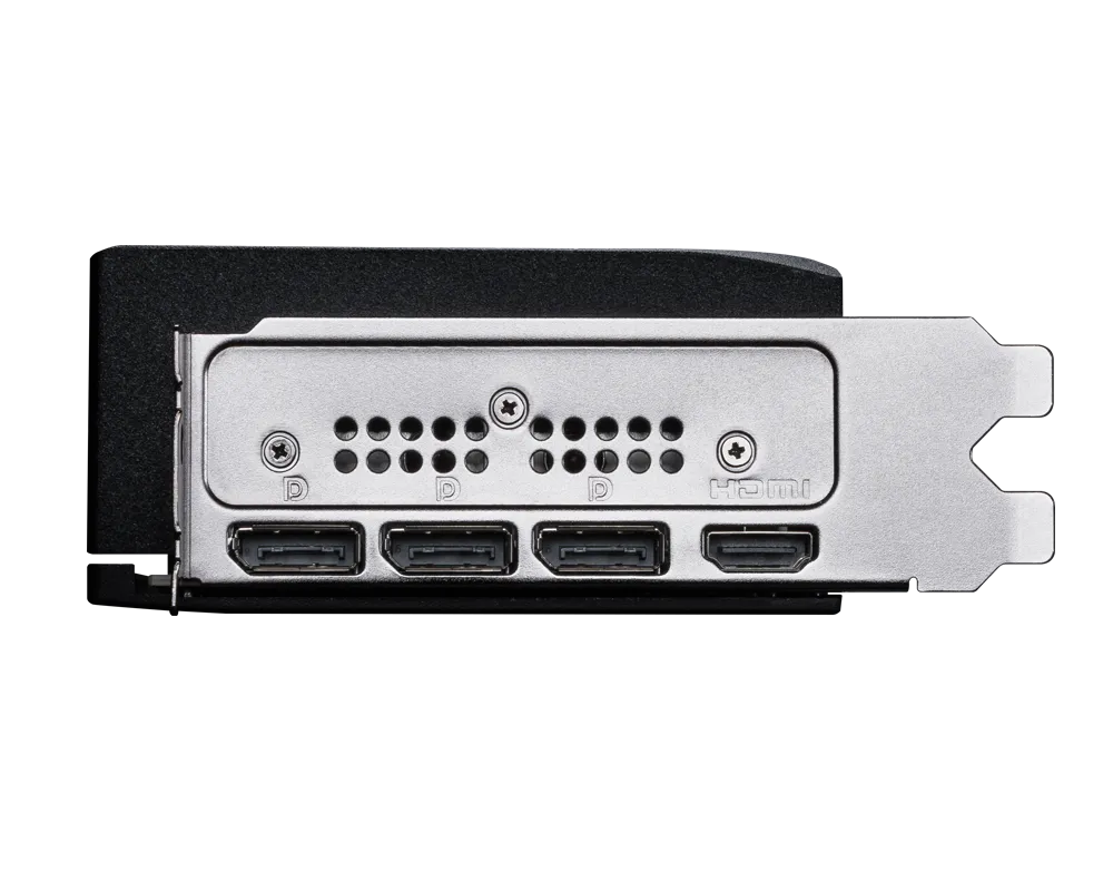 Graphics card rear I/O shield with multiple video ports