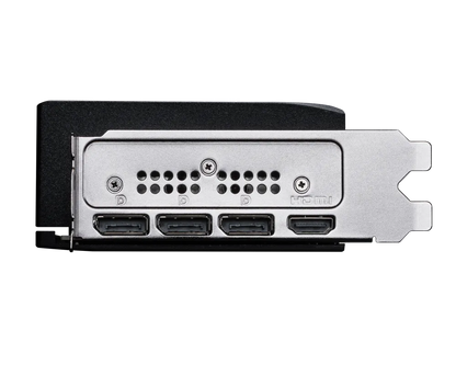 Graphics card rear I/O shield with multiple video ports