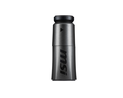 Black cylindrical cooler housing with MSI logo on the side