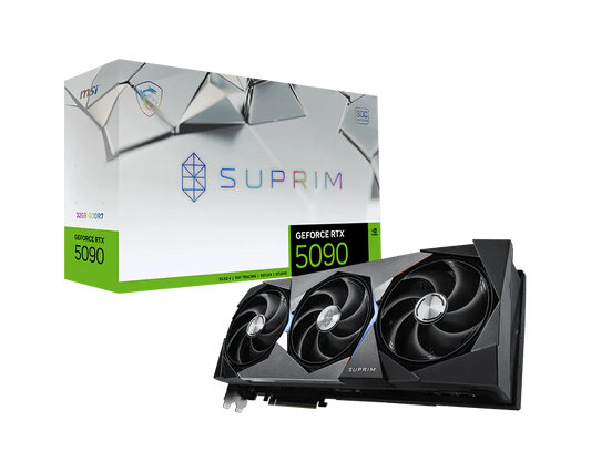 بطاقة الرسومات MSI GeForce RTX 5090 32GB SUPRIM SOC GDDR7