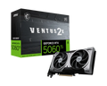 MSI GeForce RTX 5060 Ti graphics card with packaging on a white background
