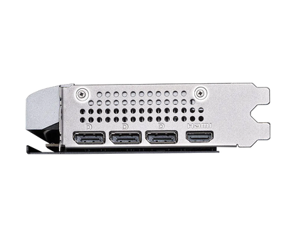 Graphics card rear I/O bracket with four HDMI ports