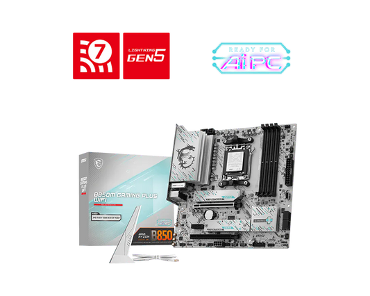 لوحة أم MSI B850M GAMING PLUS WIFi 7 Pcie 5.0 AM5