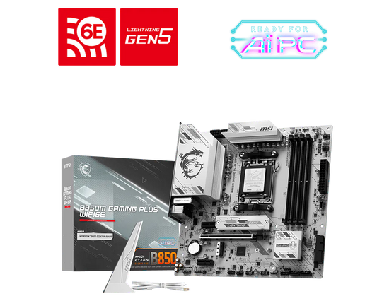 MSI B850M GAMING PLUS WIFI6E Pcie 5.0 AM5 Motherboard
