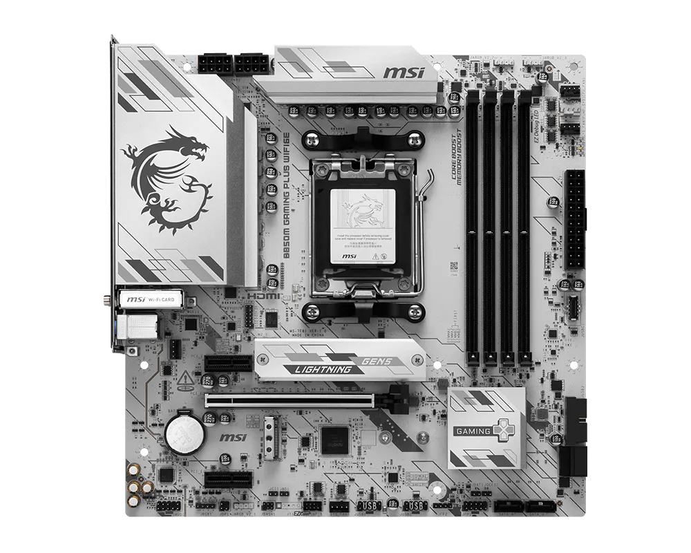 MSI B850M GAMING PLUS WIFI6E Pcie 5.0 AM5 Motherboard
