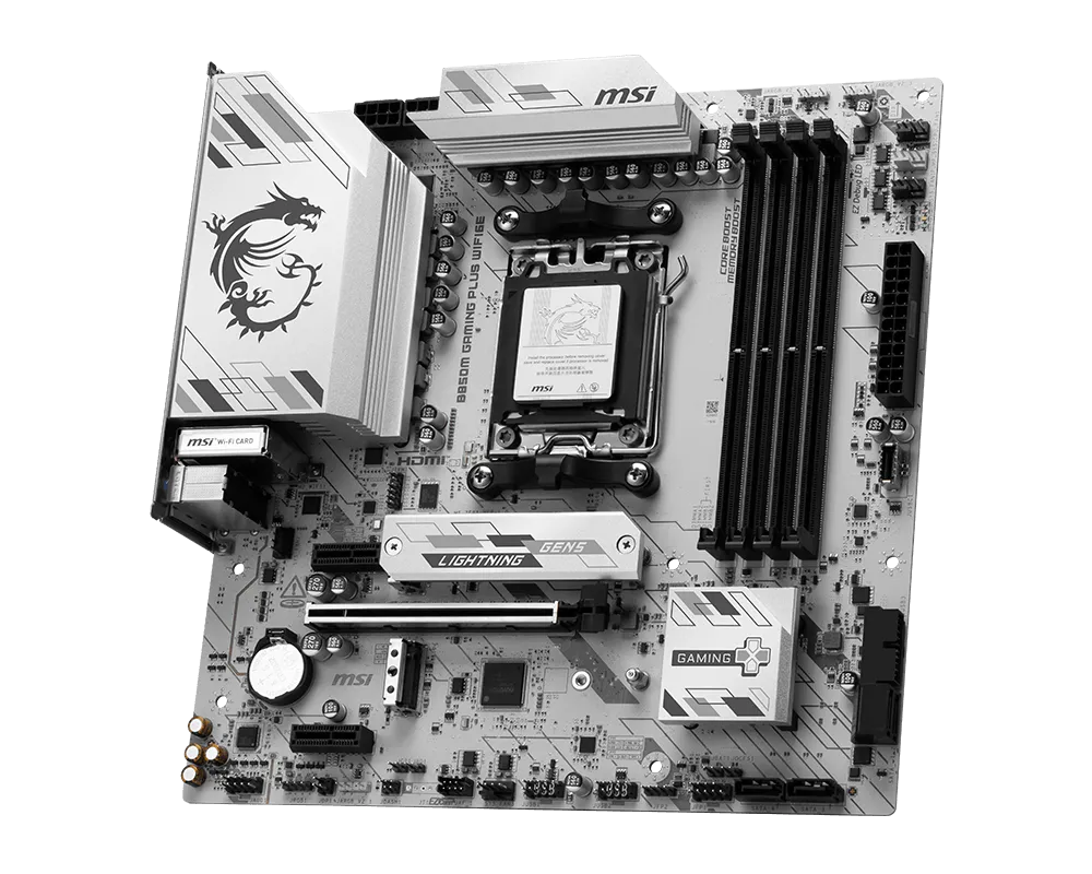 MSI B850M GAMING PLUS WIFI6E Pcie 5.0 AM5 Motherboard