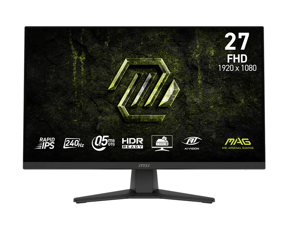 MSI MAG 272F X24 27-inch 240Hz 0.5Ms Rapid IPS Panel FHD Gaming Monitor