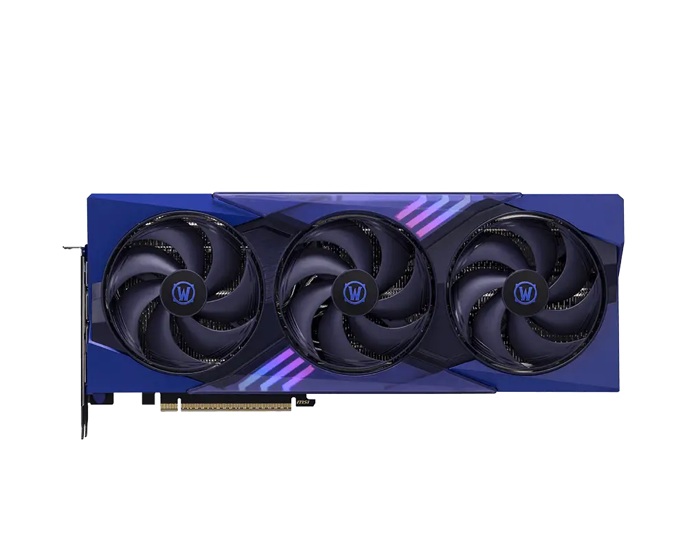 MSI GeForce RTX 5070 12GB World of Warcraft MIDNIGHT VOID EDITION OC GRAPHIC CARD