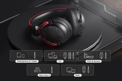 Redragon H386 Diomedes Usb Gaming Headset 7.1 Surround Sound - black