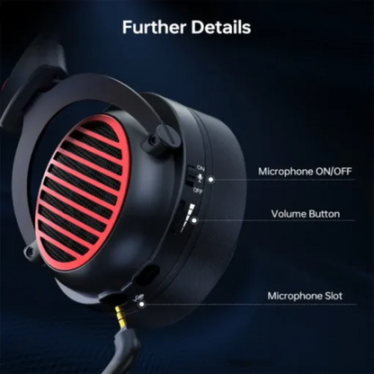 Redragon H540 Luna Wired Over-ear Gaming Headset With 7.1 Surround Sound, Detachable Microphone