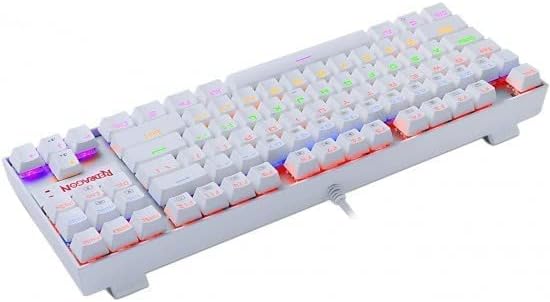 Redragon K552R Kumara RAINBOW Mechanical Gaming Keyboard Blue Switch White
