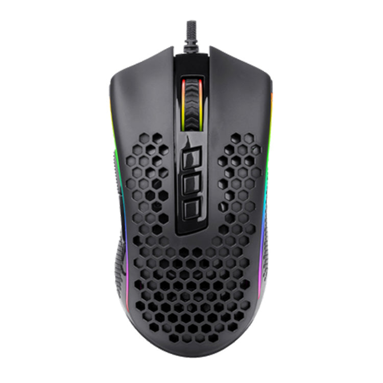Redragon M808 Storm Lightweight RGB Gaming Mouse, 85g Ultralight Honeycomb Shell