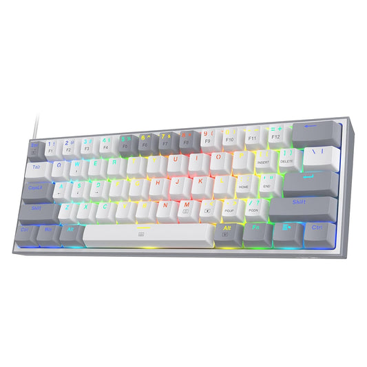 Redragon K617 Fizz 60% Wired RGB Red Switch Gaming Keyboard