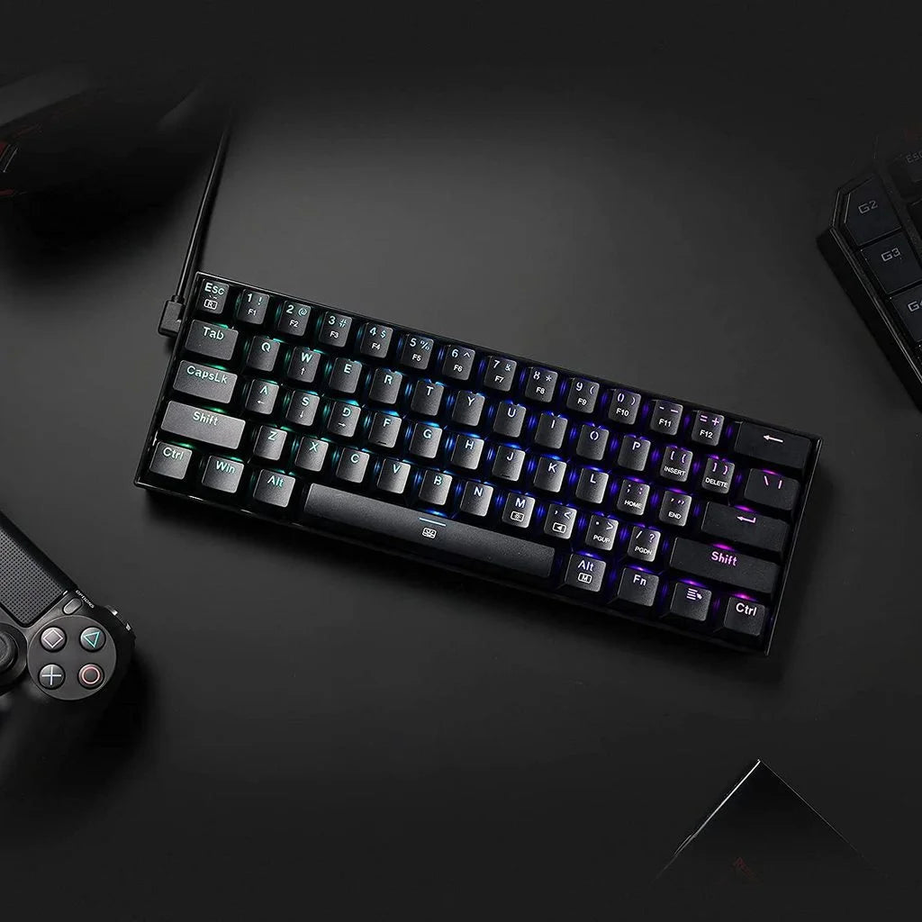REDRAGON K630 Dragonborn 60% Wired RGB Gaming Keyboard - Red Switch