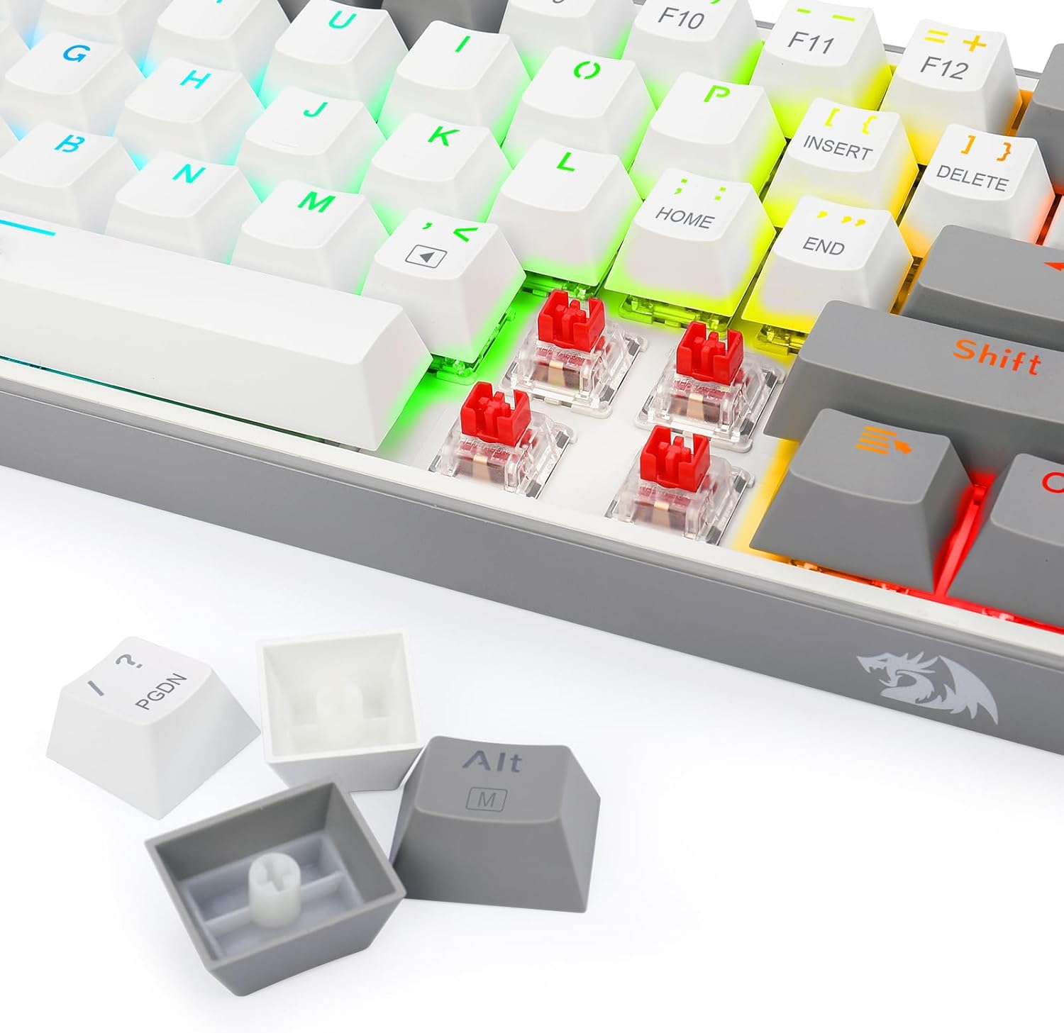 Redragon RD S131 Wired Combo Wired 60% Mechanical Keyboard + Wired Gaming Mouse max 12400DPi