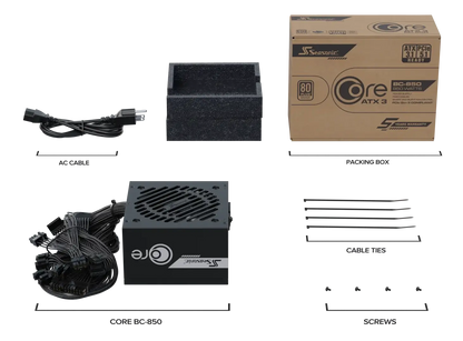 Seasonic Core BC Atx 3.1 80+ Bronze Power Supply