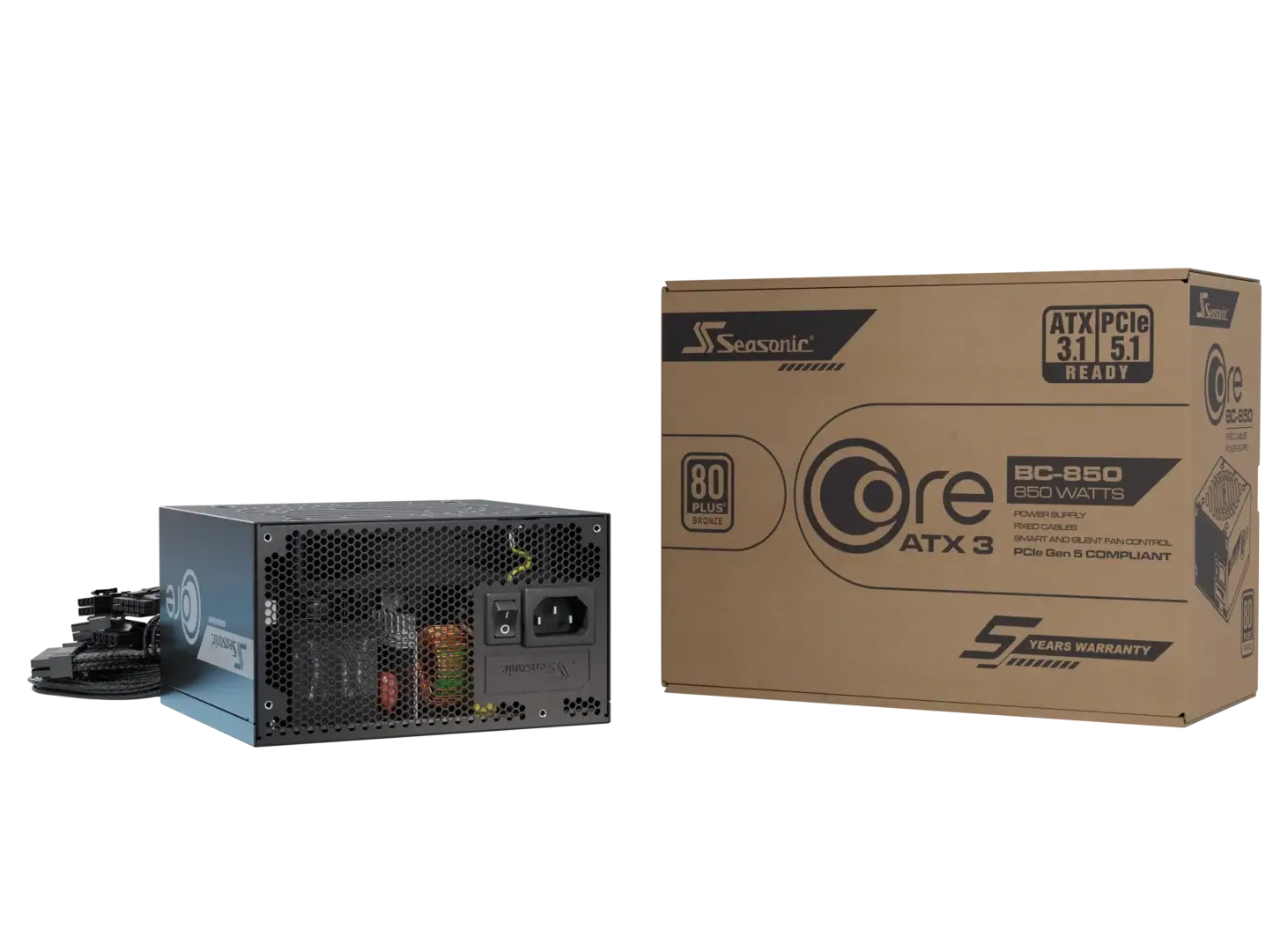 Seasonic Core BC Atx 3.1 80+ Bronze Power Supply