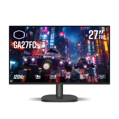 COOLER MASTER GA27FC – 27INCH – FHD IPS 120HZ – 1MS – sRGB 105% Gaming Monitor