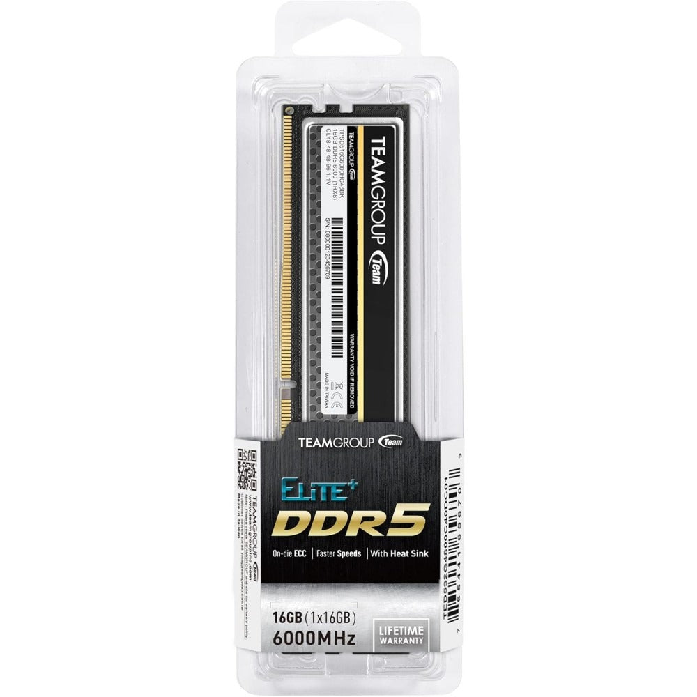 Team Elite Plus 16GB 6000MHz CL48 DDR5 - ALARABIYA COMPUTER