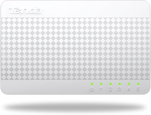 Tenda S105 - Network Switch with 5 Ports (10/100Mbps) White