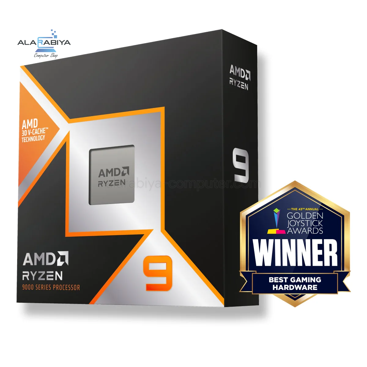 Watermarked - AMD Ryzen 9 9900X3D 12 Core - 24 Thread AM5 Desktop Processor Boxed