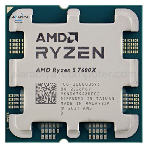 Watermarked - AMD Ryzen 5 7600X Tray 6-core 12-thread Desktop Processor