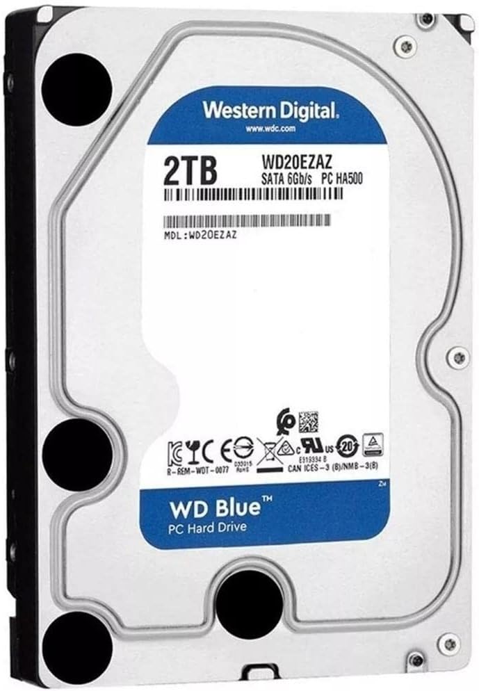Western Digital 2TB BLUE SATA 6 Gb/s Desktop Hard Drive