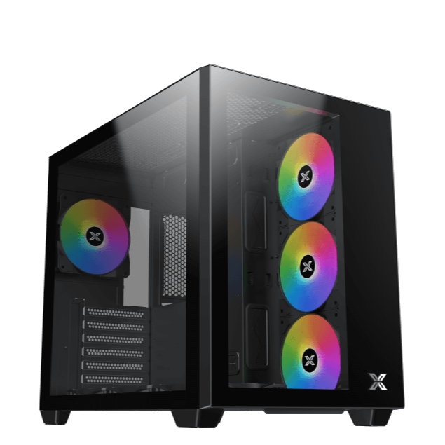 Xigmatek Aqua iii 7fan Argb Mid Tower Case