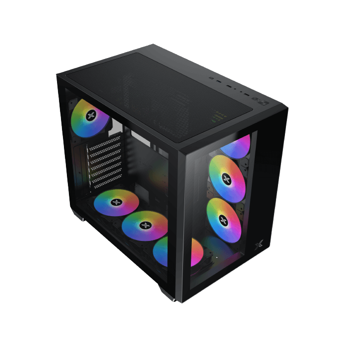 Xigmatek Aqua iii 7fan Argb Mid Tower Case